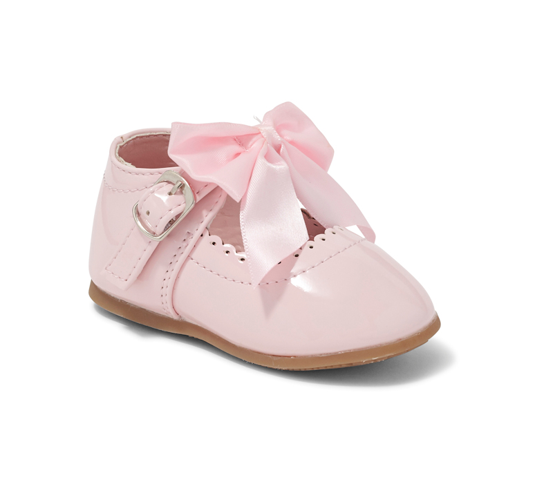 Melia  * MeKylieP Pink Bow Shoes Pack of 12 (Sizes 3-8)