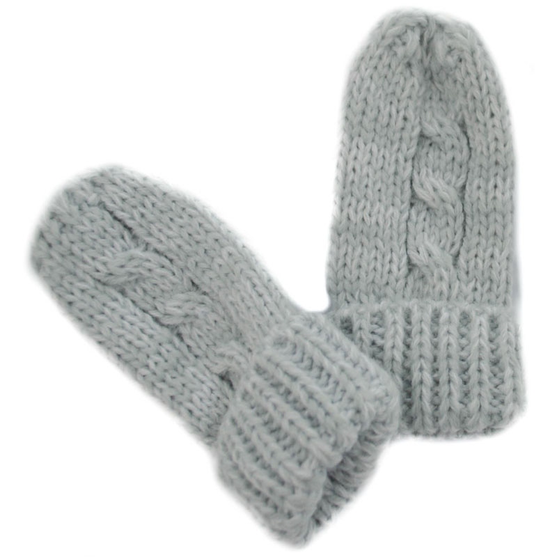 Soft Touch 4BM04-G-SM 5023797303210 STBM04-G-SM Cable Mittens Grey(NB-12 months)