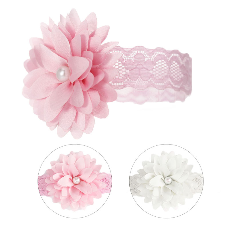 Soft Touch 4HB61 5023797302558 STHB61 Lace Headband with Flower and Pearl