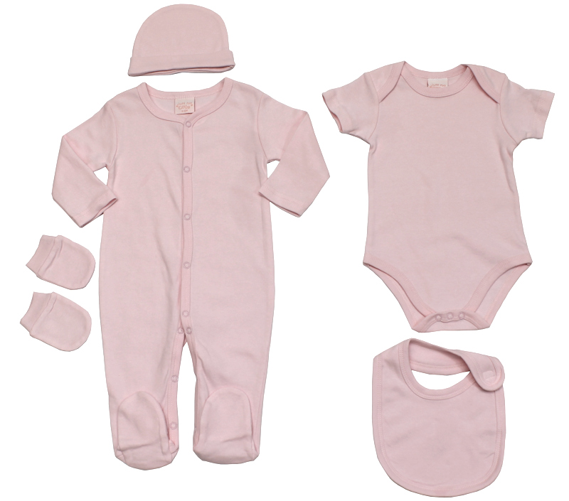 Just Too Cute  5055323159107 JTC8192o Five Piece Plain Layette Set (0-3 months)