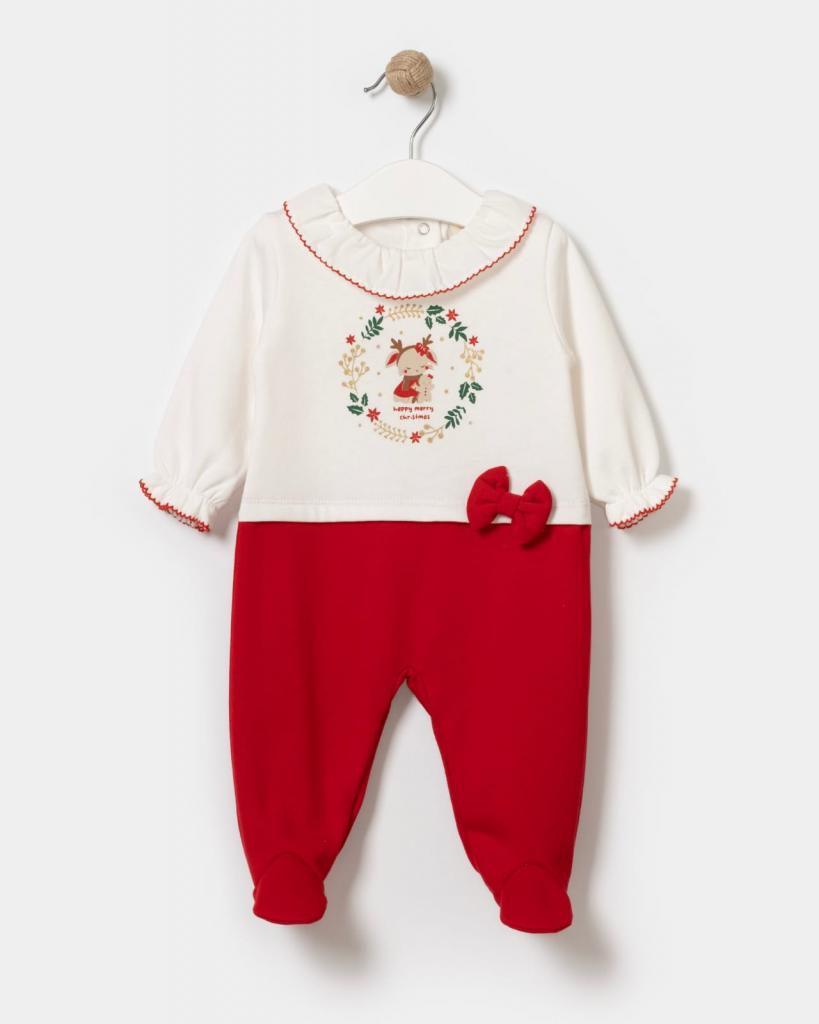 Ammarah Collection  * ZAC23508 Christmas All in One ( 3-12 months)