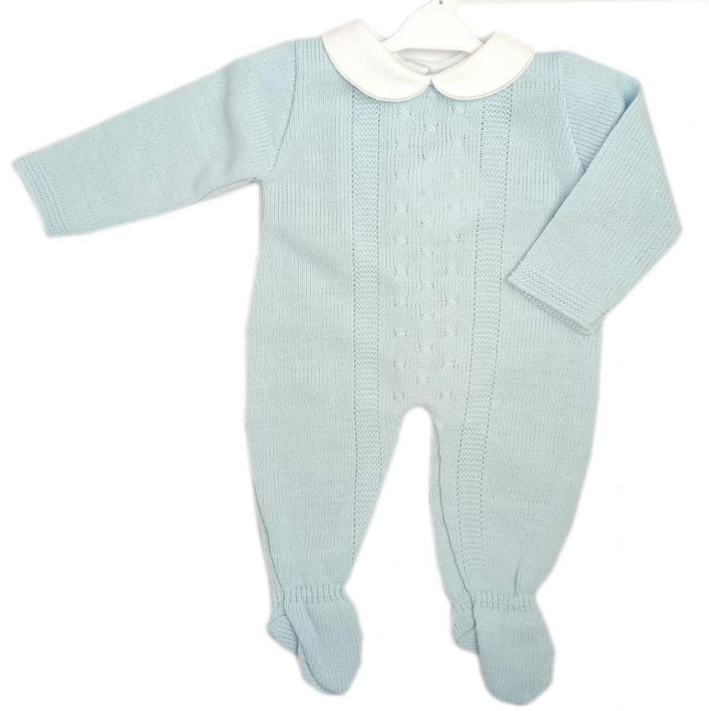 Angel Kids  * AK1405-S Knitted "Cable" All In One (0-6 months)