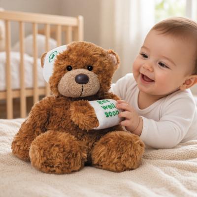 AU60384  23cm Bonnie "Get Well Soon" Bear 