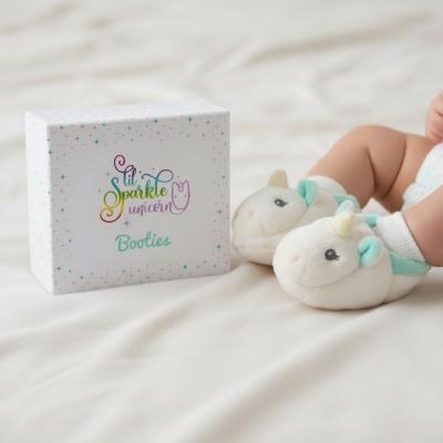 AU60968A Gift Boxes Lil Sparkle Unicorn Booties