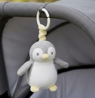 AU61061G  PomPom Penguin Pram Toy 14cm 