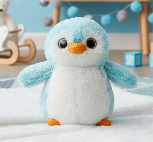 Aurora 73888 * AU73888S PomPom Penguin Blue 15cm