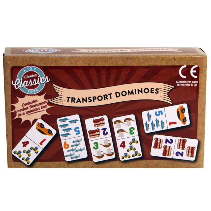   5012866625117 AZ62511 Wooden Transport Dominoes