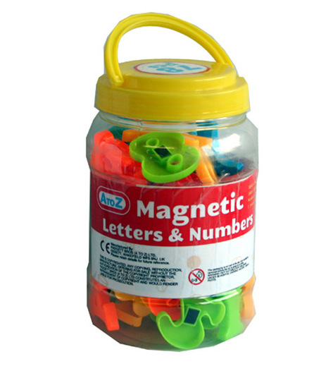   5012866630371 AZ63037 78Pcs Magnetic Letters & Numbers in Tub