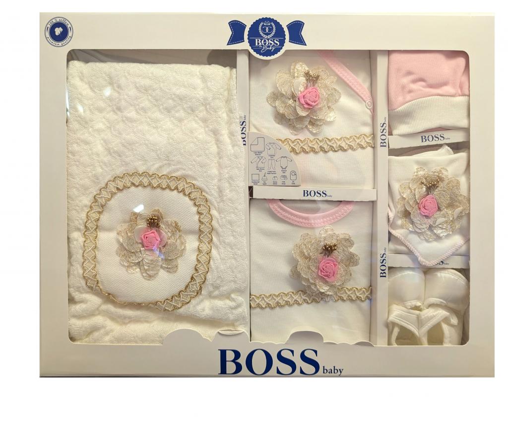 BOSSBaby   BBCC555g  10 Piece boxed  Gift Set "Rose & Lace"