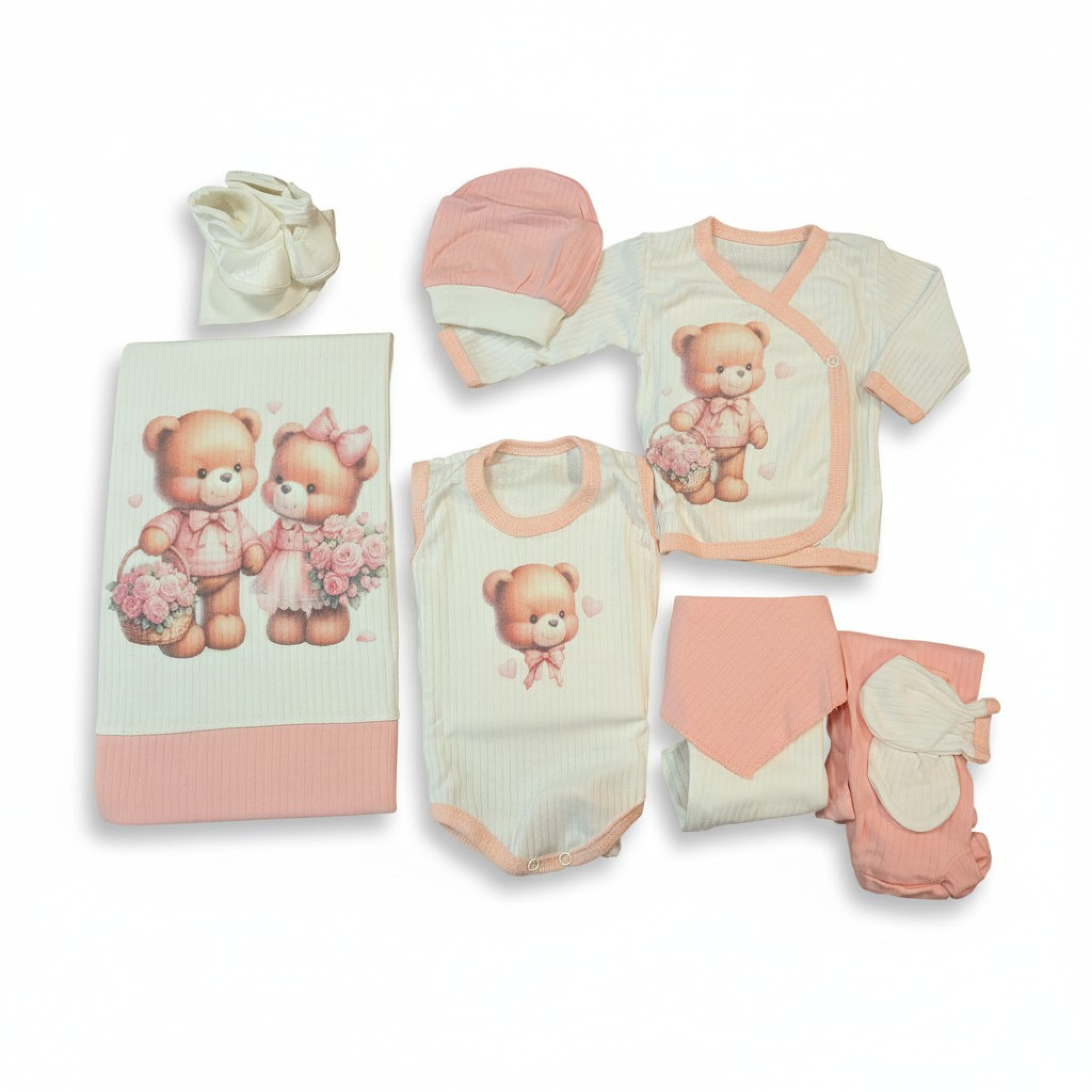 BOSSBaby   BBCC716-P  10 Piece boxed  Gift Set "Teddies"(0-3 months)