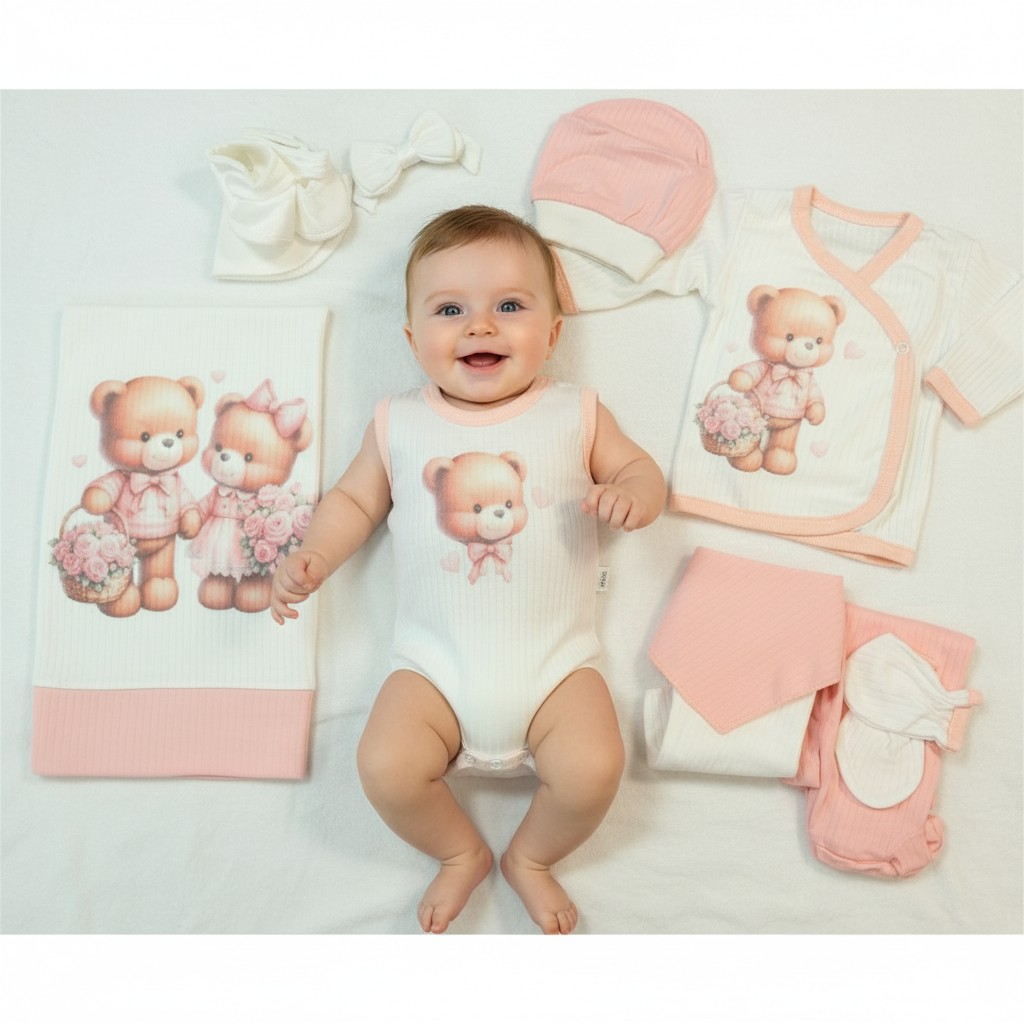 BOSSBaby   BBCC716  10 Piece boxed  Gift Set "Teddies"(0-3 months)