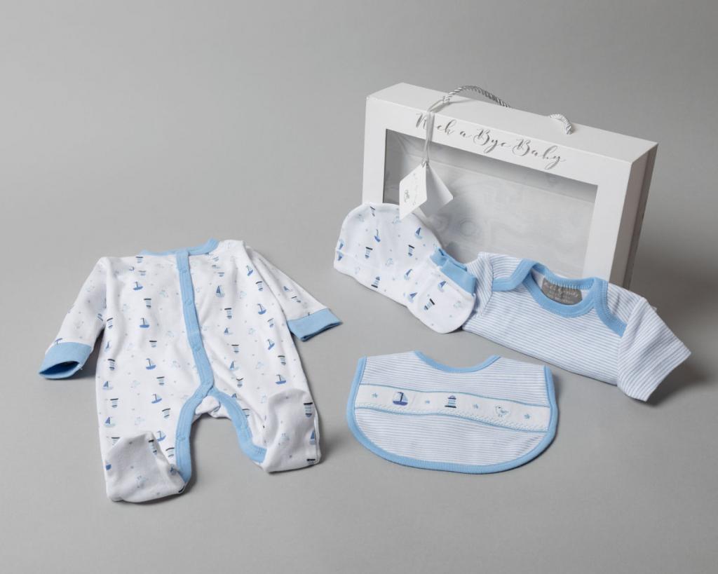 Rock a bye boutique T20749 5060286765944 RBBT20749 Boxed "Nautical" Five Piece Set (0-3 months)