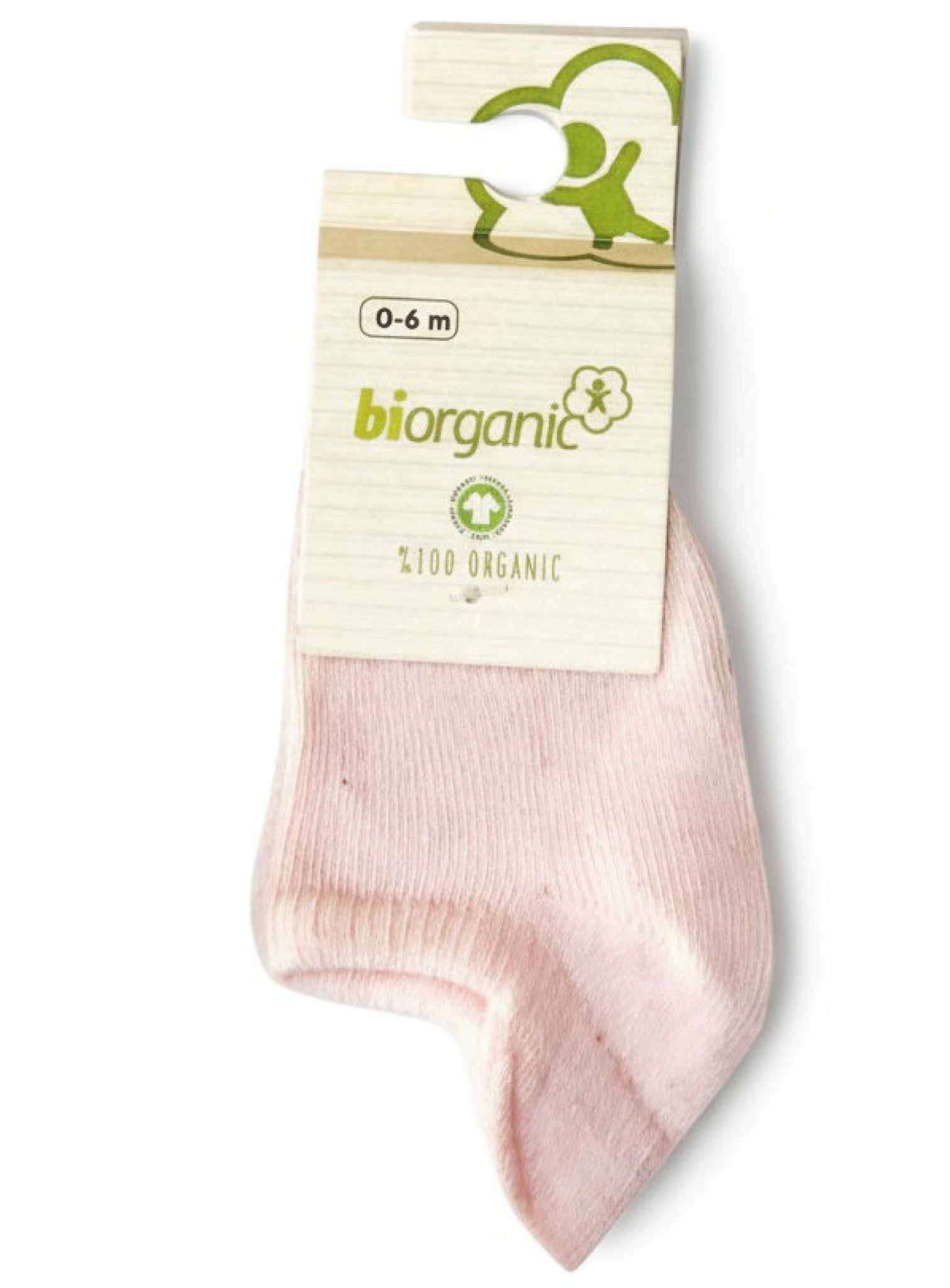 BiOrganic China 8680767146924 BI68389P-A Organic Sneaker Socks (6-12 months)