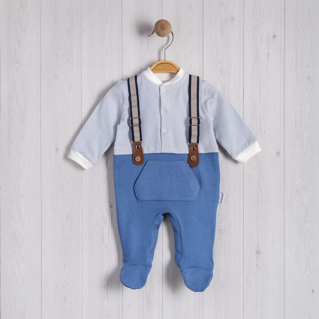 Bello Joy  1020018032595 BJ3250B Blue Braces all in one (0-9 months)