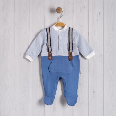 Bello Joy  1020018032595 BJ3250-B Blue Braces all in one (0-9 months)