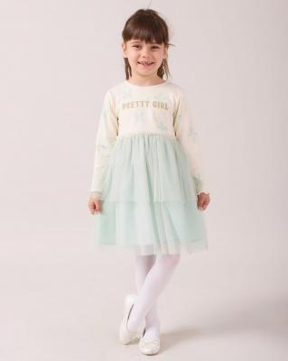 Bupper Kids 25515 * BK25515G Green Bow Dress  (2-6 years)