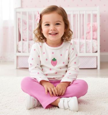 BK26200P  Strawberry Top & Bottoms  (9-24 months)