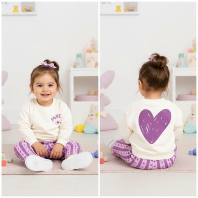 BK26214  Pretty Heart Top & Bottoms  (9-24 months)