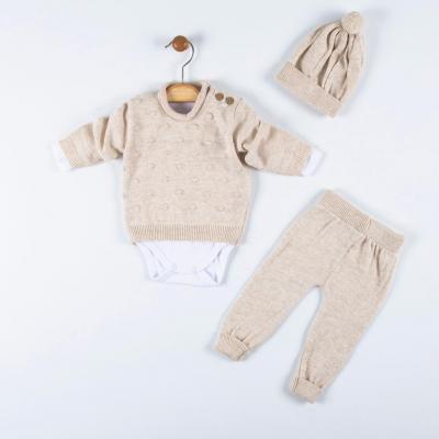 Babymy 4030 * BM4030_Bi Biscuit Knitted 4 Piece Set (3-12 months)