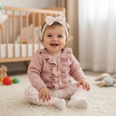 BM4132DP  Leopard Knit Set  (6-36 months)