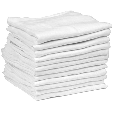 Bee Bo  5056117226371 BO3791w BULK pack of muslin squares (White)