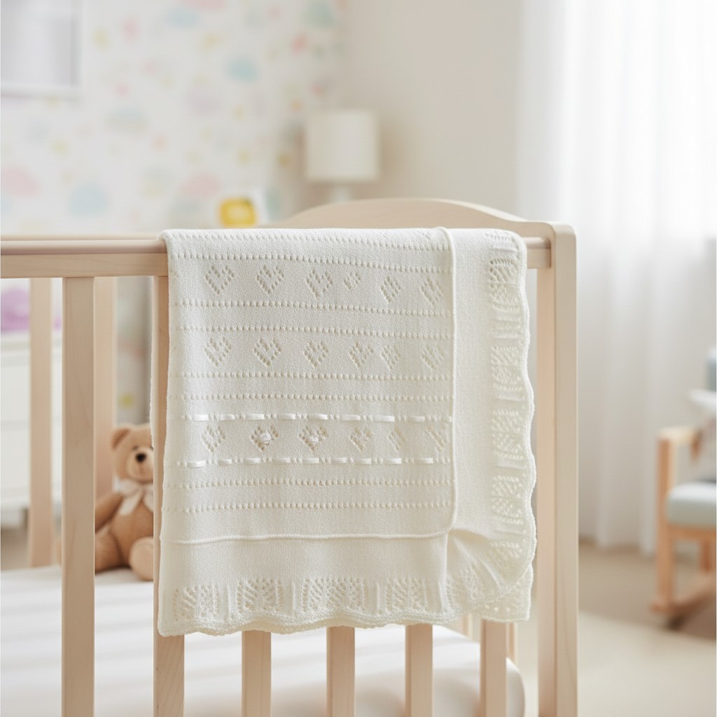 Bee Bo  5029711155583 BO5166C Crochet Shawl Ivory