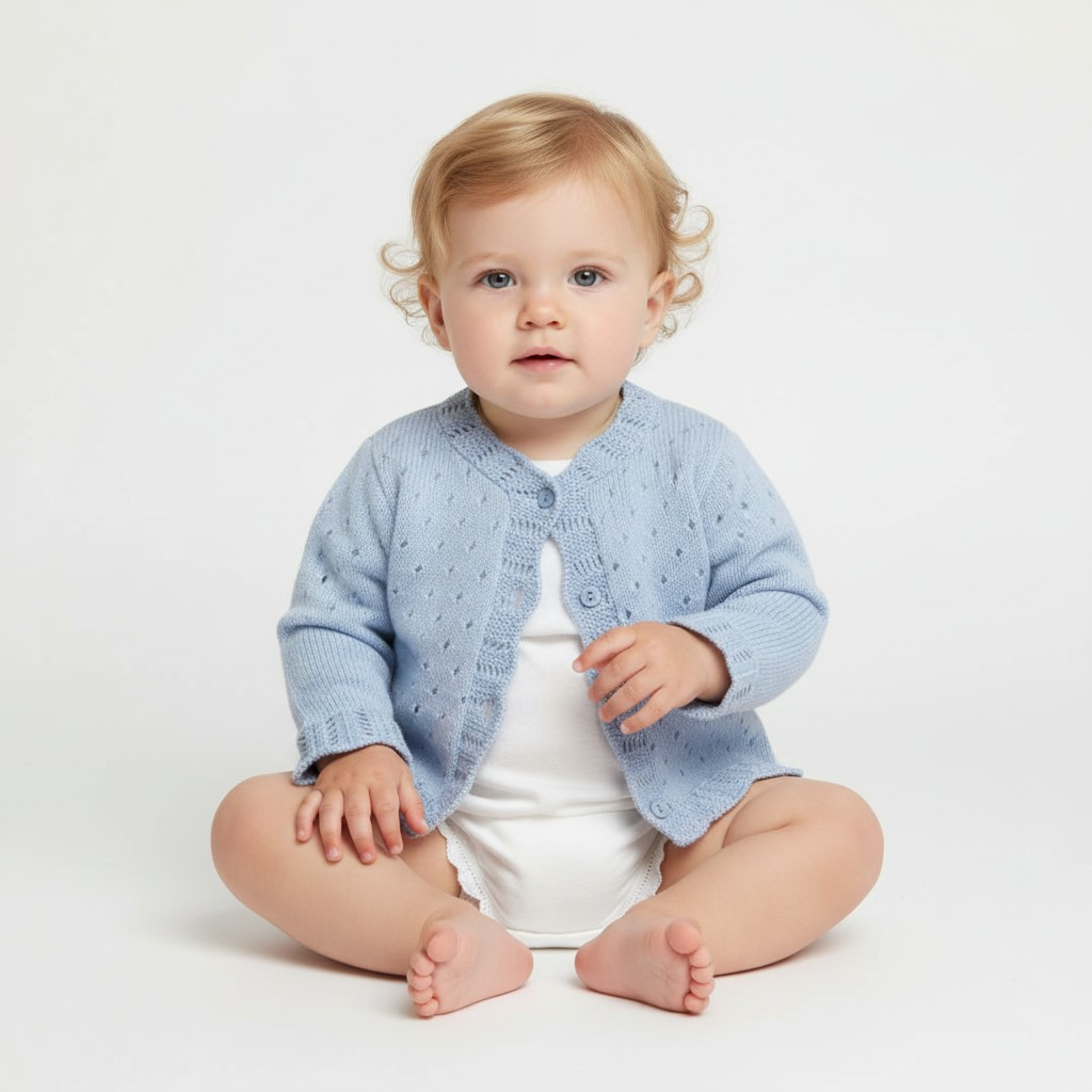 Bee Bo MC6035B 5029711151752 BO6035A-S Fancy Knit SkyCardigan ( 0-9 months)