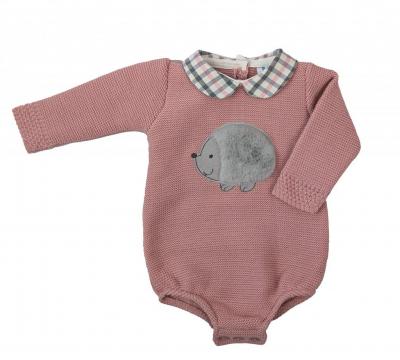 Bee Bo MC8020 All sizes = 5029711150489 BO8020DP Hedgehog Romper (0-9 months)