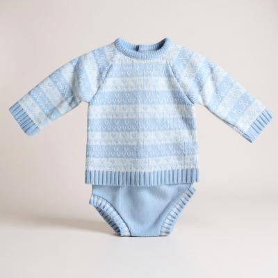 Bee Bo MC8044 All sizes = 5029711150588 BO8044S Striped Knit Jam Pant Set (0-9 months)