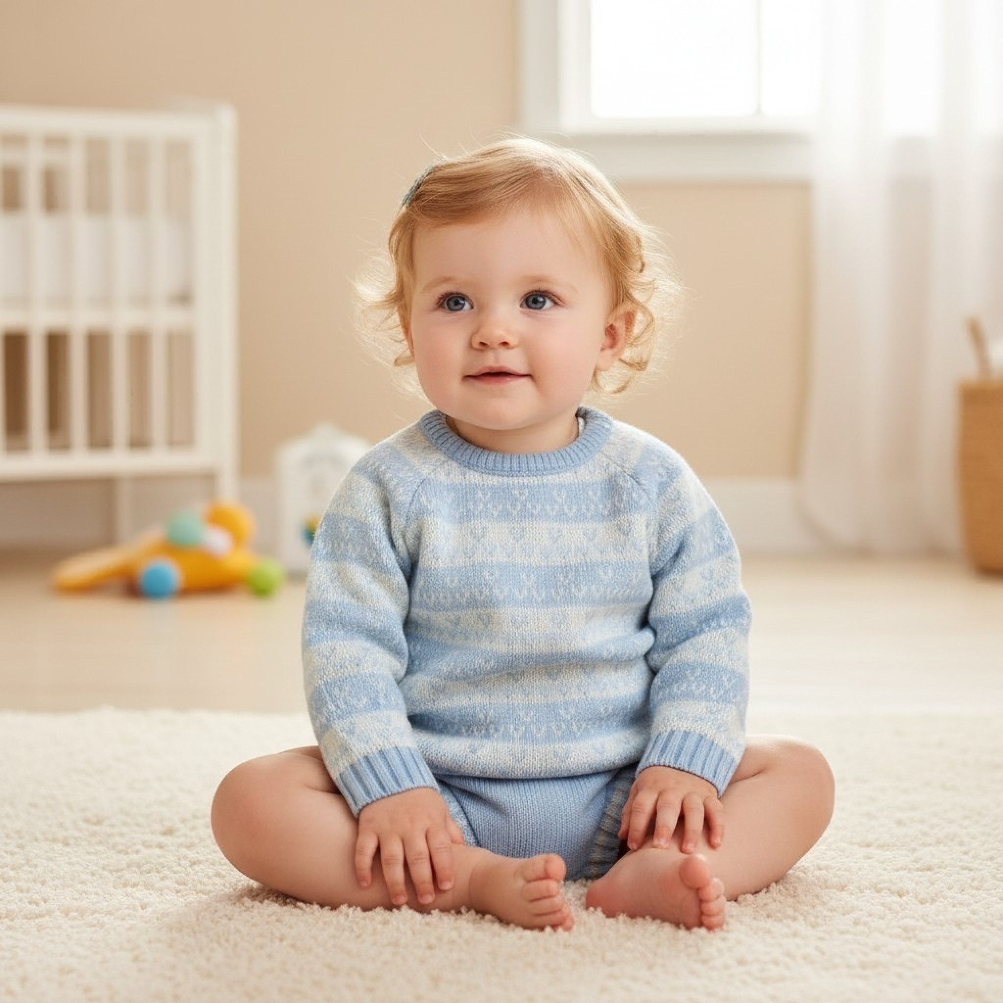 Bee Bo MC8044 All sizes = 5029711150588 BO8044S Striped Knit Jam Pant Set (0-9 months)