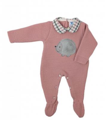 Bee Bo MC8020 All sizes = 5029711150489 BO8050DP Hedgehog Long Romper (0-9 months)