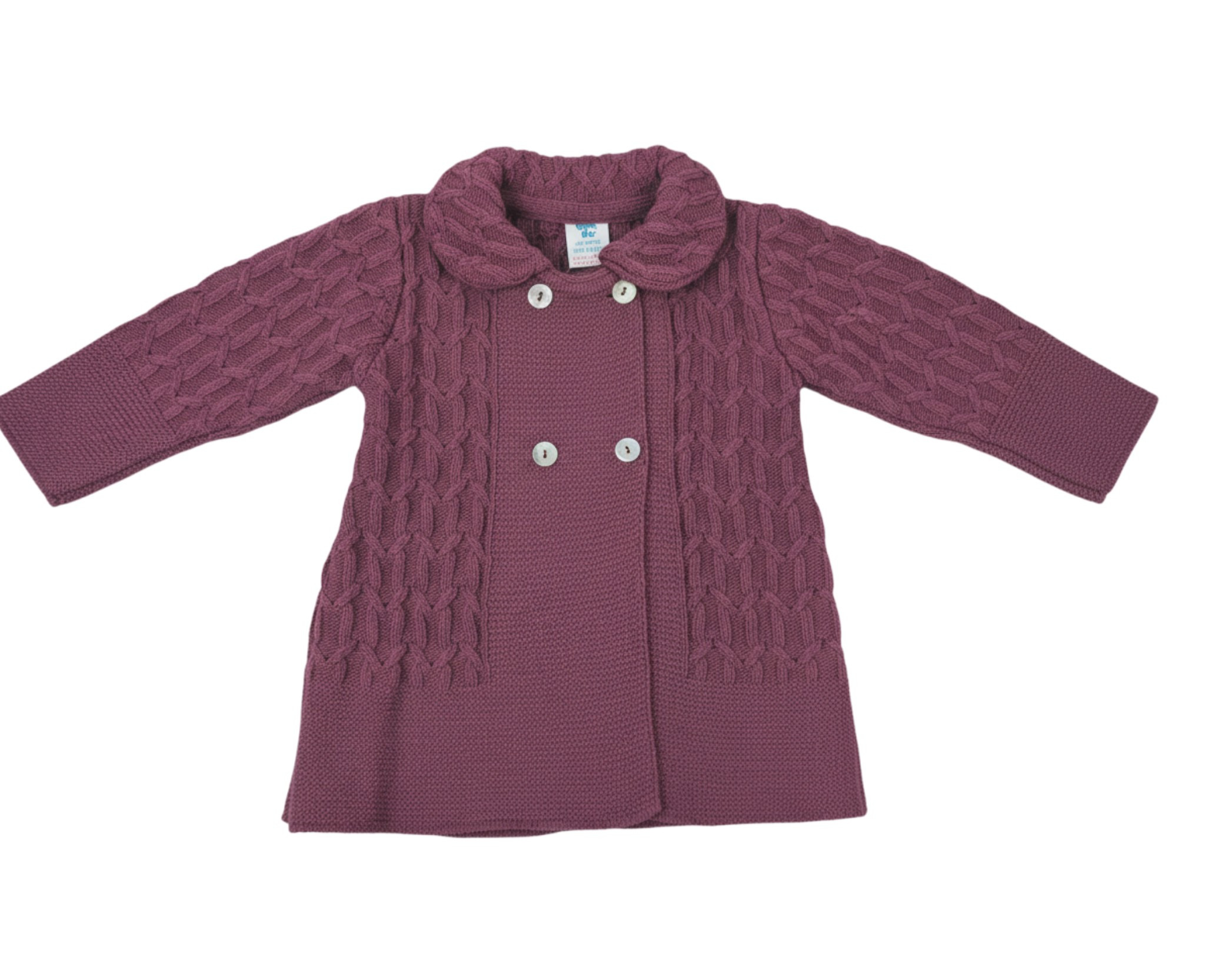 Bee Bo MC8059 All sizes = 5029711150632 BO8059-DP Matinee Cardigan Spanish Style (3-18 months)