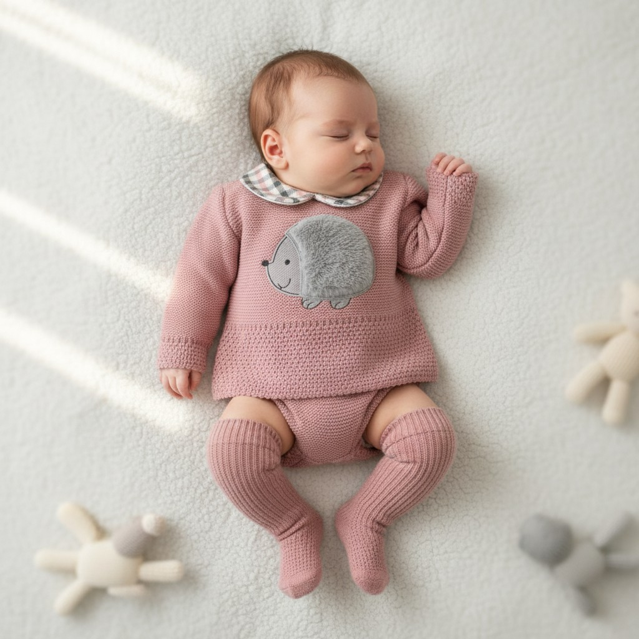 Bee Bo MC8066 5029711150496 BO8066-DP Hedgehog Jam Pant Set (0-9 months)