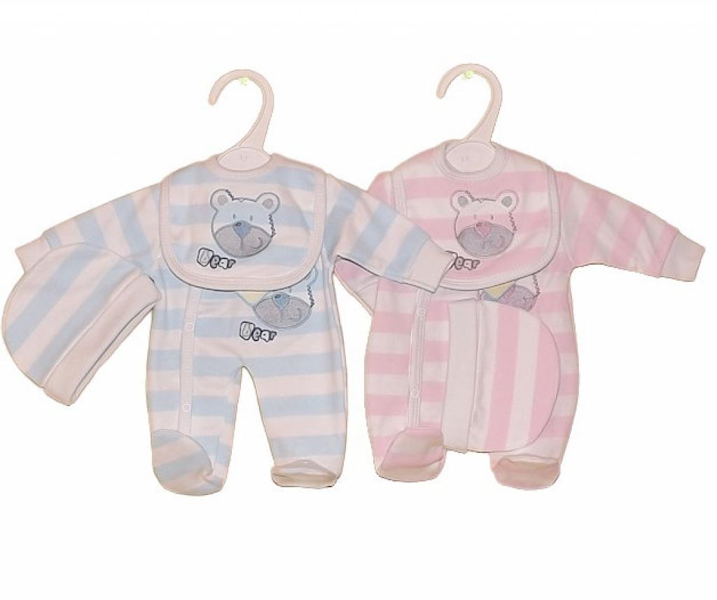 Bee Bo   BOBear-P Pink ONLY Cotton Bear Layette (newborn )