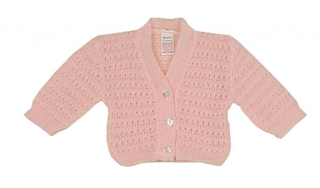 Bee Bo  * BOC2P-0-3 Cardigan Pink Single Size (PINK 0-3 Only)