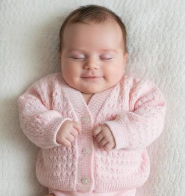 BOC2P0-3  Cardigan Pink Single Size  (PINK 0-3 Only)