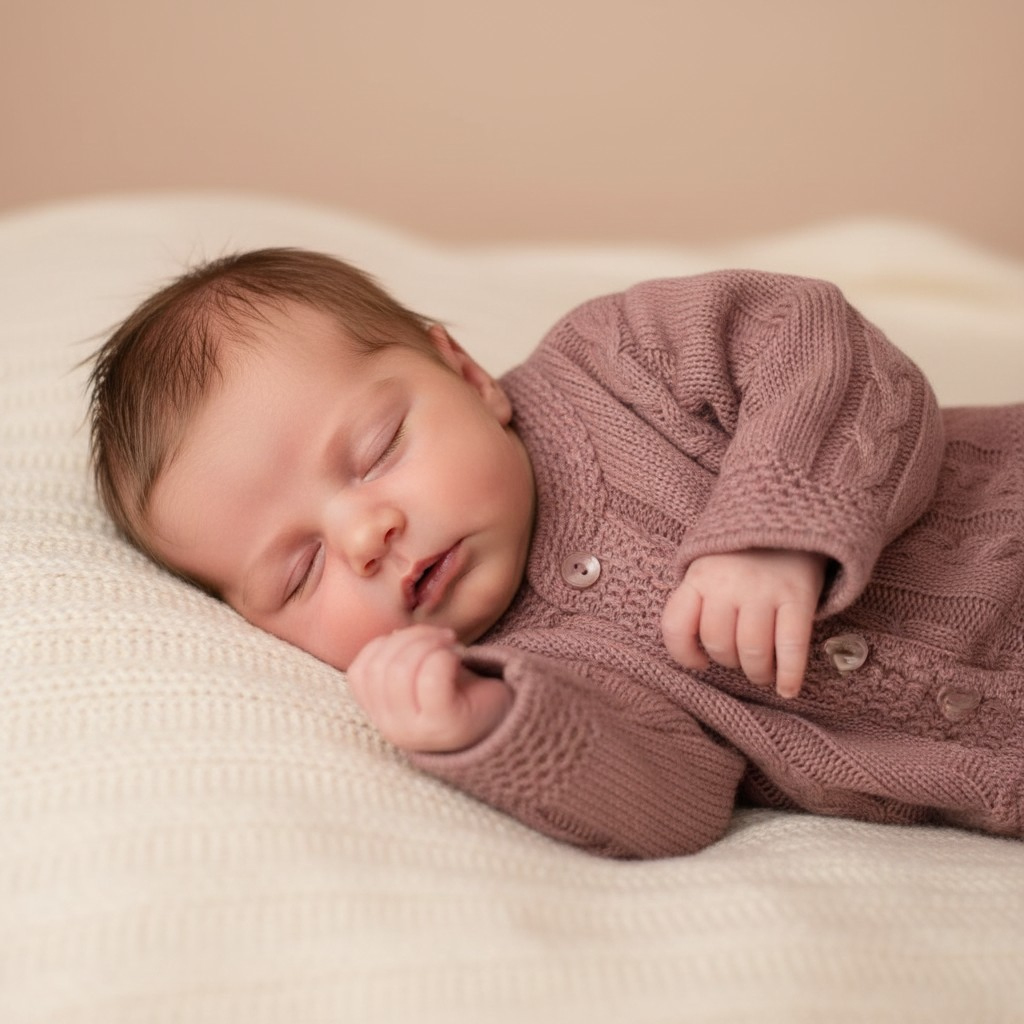 Bee Bo MC901p 5029711151967 BOLBWMC900DP Dusky Pink  Cable Cardigan (3-8 lbs)