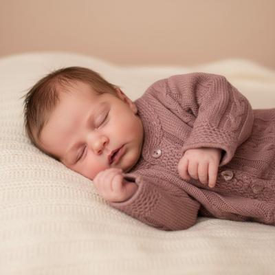 BOLBWMC900DP  Dusky Pink  Cable Cardigan  (3-8 lbs)