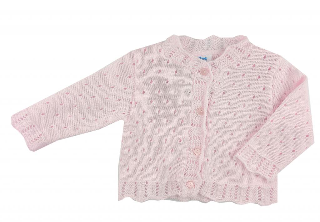 Bee Bo MC6035B 5029711151752 BO6035A-P Fancy Knit Pink Cardigan ( 0-9 months)