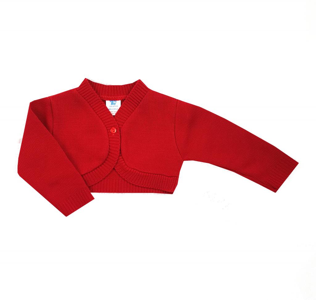 Bee Bo MC627B 5029711159970 BOMC627B Red Bolero (9-24 months)