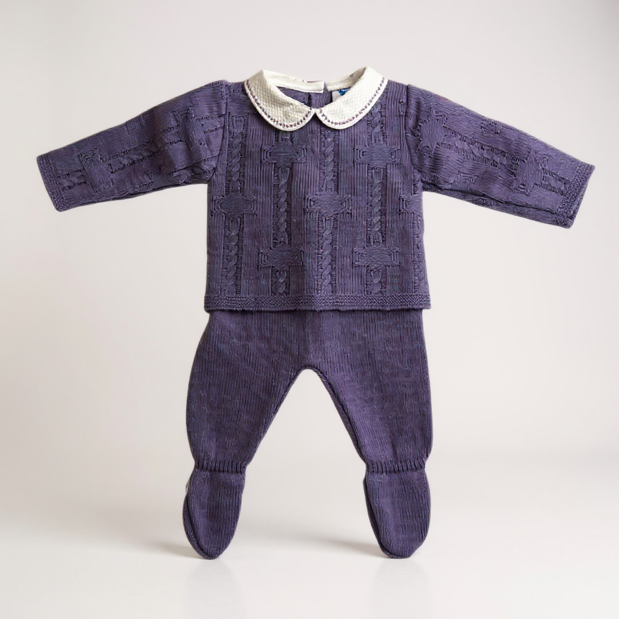 Bee Bo MC7002 5029711151493 BOMC7002_Pu Purple Star Knit Set ( 0-9 months)