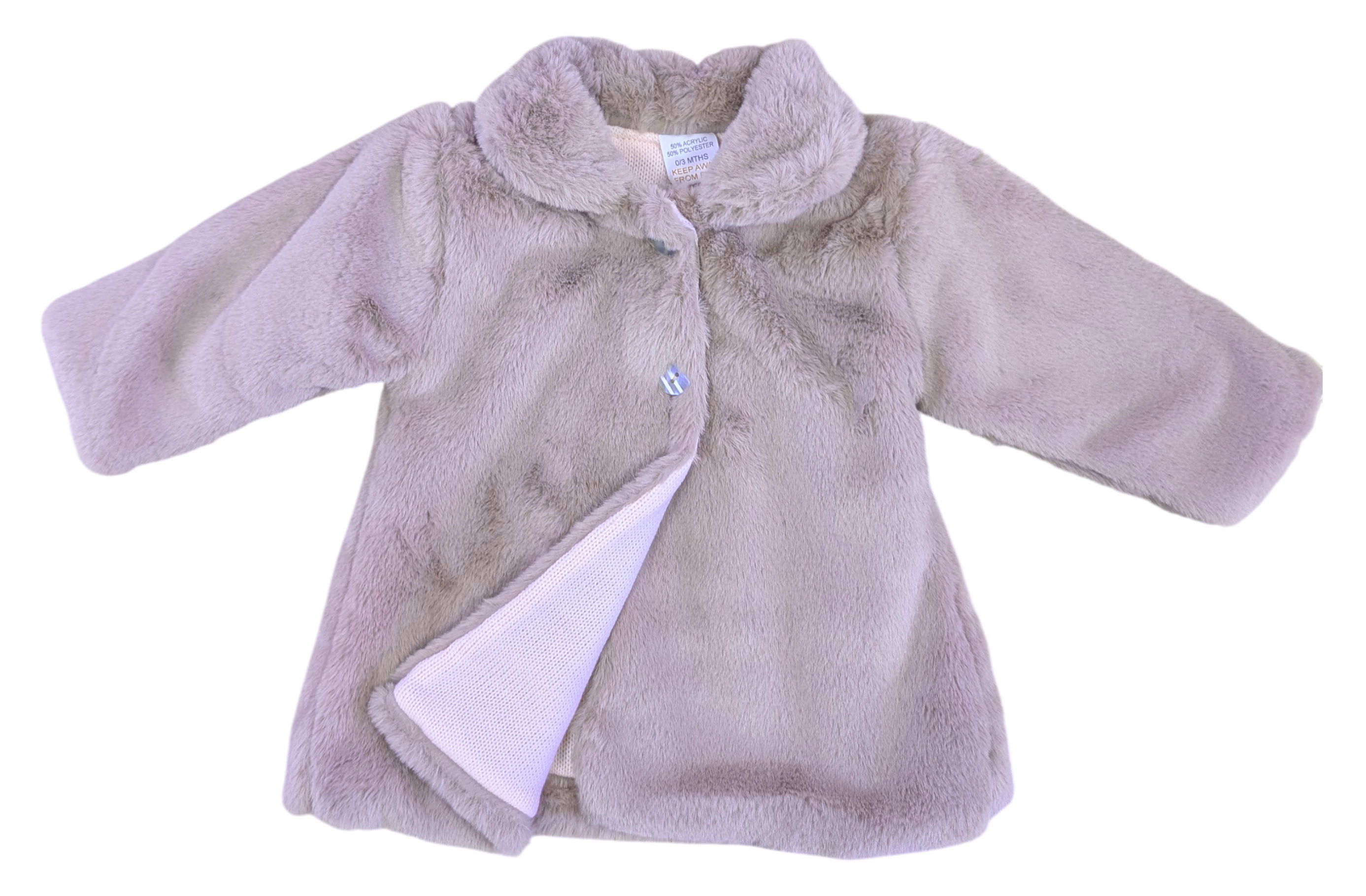 Bee Bo MC7005 5029711151547 BOMC7009 Luxury Furry coat( 0-9 months)