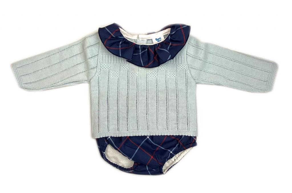 Bee Bo MC7013 5029711151592 BOMC7020 Knit and check two piece set( 0-9 months)