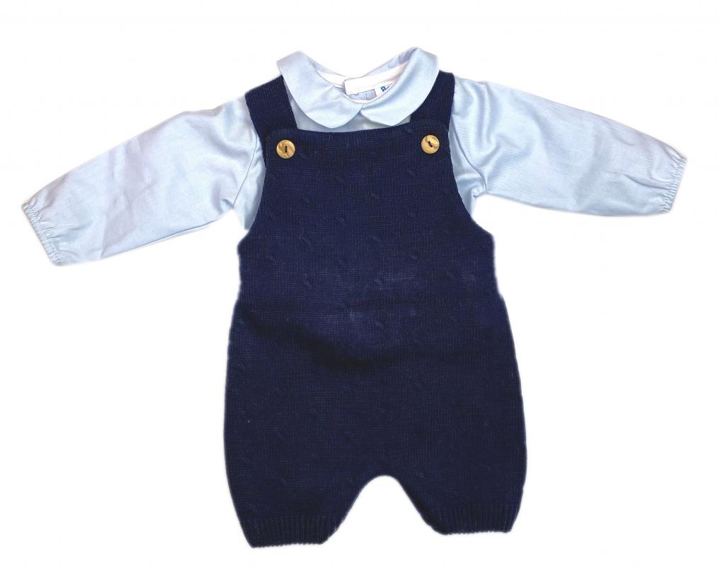 Bee Bo MC7022 5029711151653 BOMC7022 Knitted Dungaree Set (0-9 months)