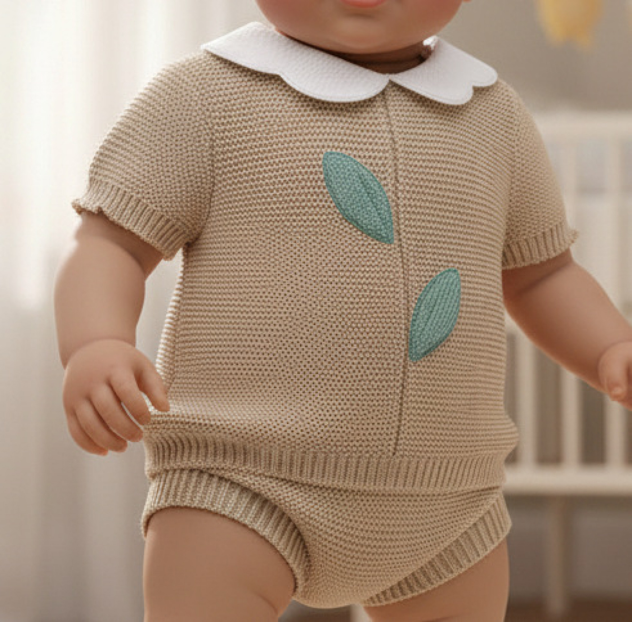 Bee Bo MC7073 5029711150359 BOMC7073B Embroidered Two Piece(0-9 months)