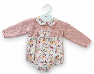 Bee Bo MC8019 5029711150649 BOMC8019-P Classic Rose Romper(0-9 months)
