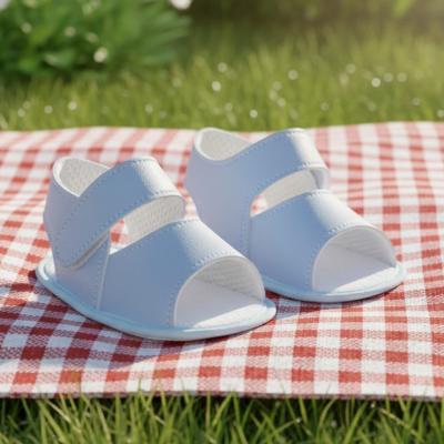 BP051-S  Sky Blue Soft Sole Sandal  (0-2)