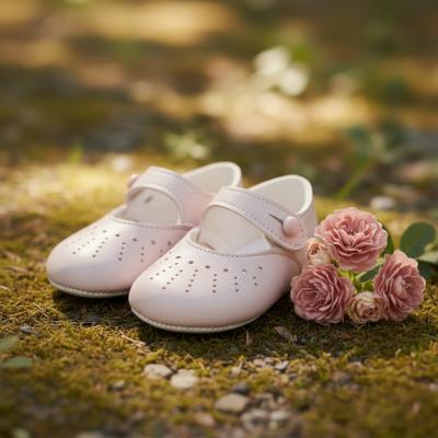 BP755-DP  Dusky Pink Pre Walker Soft Sole Shoe  (last few 0)