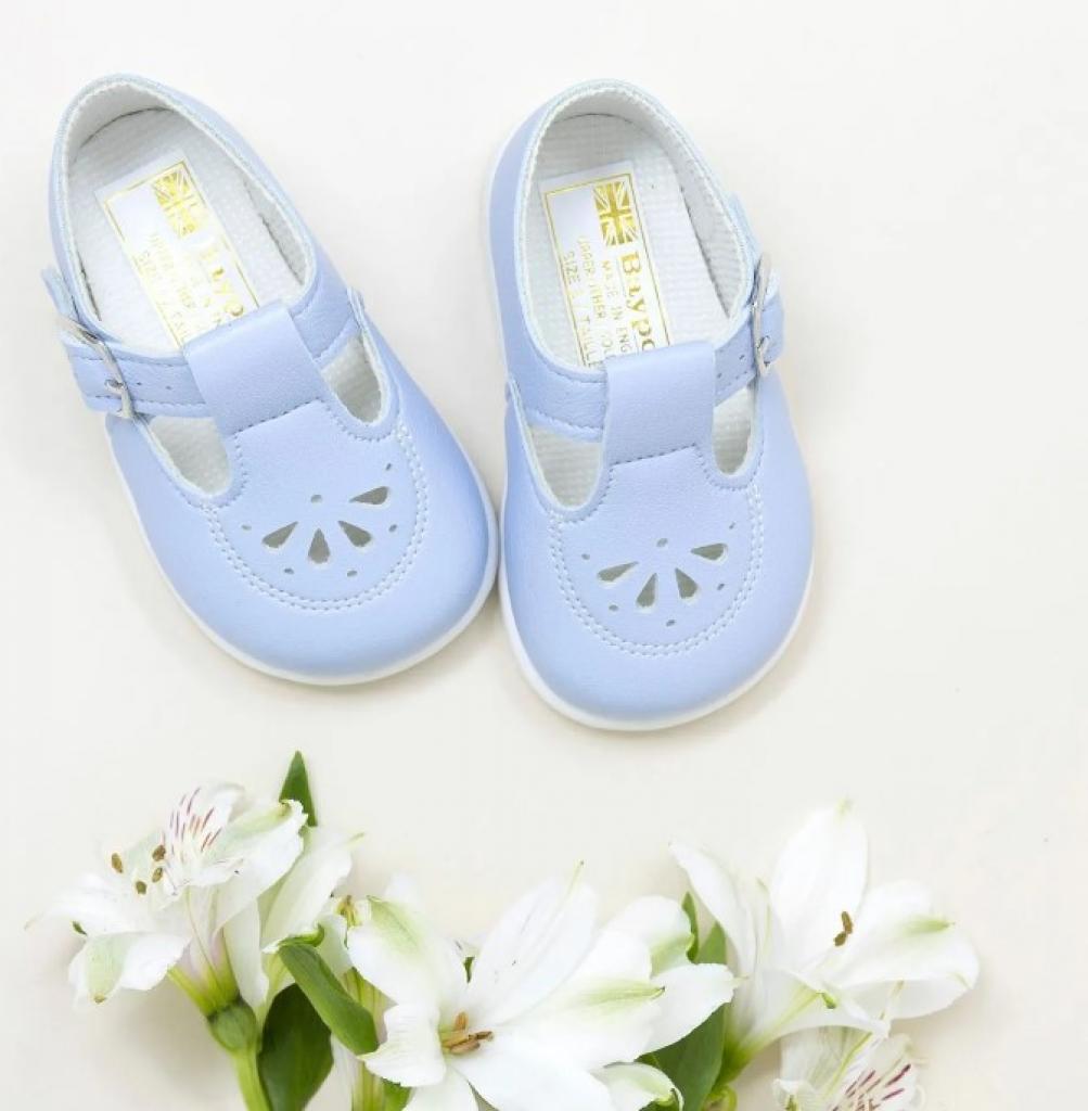 Bay Pod/Early Days  * BPH506S Sky Blue First Walker Shoes (2-6)