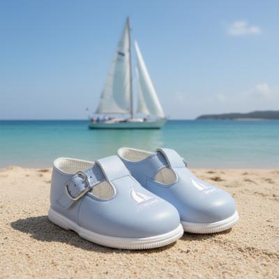 BPH512-SW  Yacht Sky /White First Walker Shoes  (size 5 only)